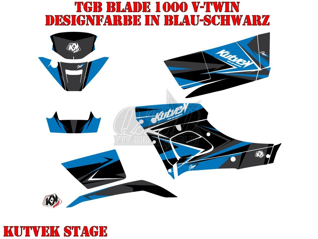 Stage Blau-Schwarz für TGB Blade 1000 V-Twin